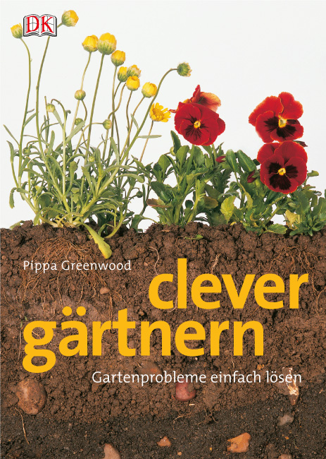 »Pippa Greenwood: clever gärtnern«, Buchumschlaggestaltung – Fachbücher