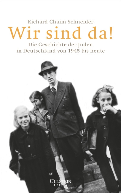 »Richard Chaim Schneider: Wir sind da!«, Buchumschlaggestaltung – Sachbücher