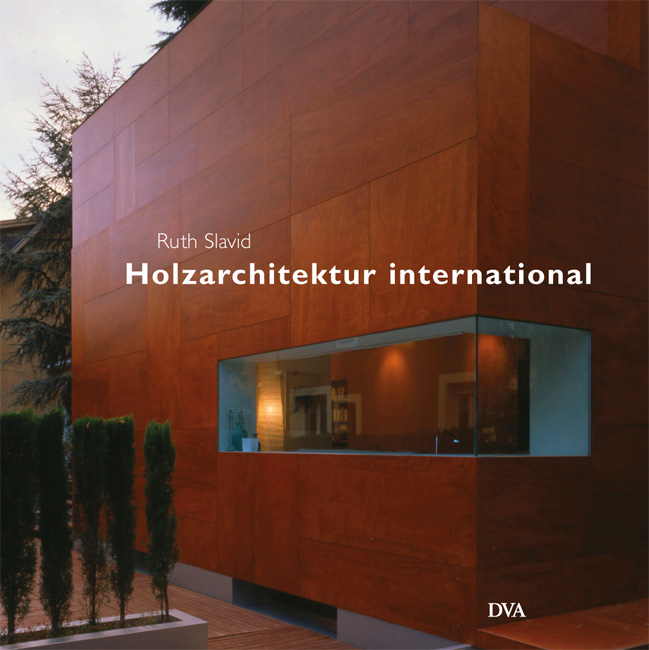 »Ruth Slavid: Holzarchitektur international«, Buchumschlaggestaltung – Fachbücher
